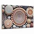 Natural Elements Wall Art | Seashell Spiral Collection Canvas Print