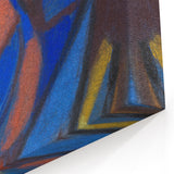 Adolf Hölzel Art: Bold Avant-Garde Abstract Print with Vibrant Hues