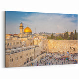 Jerusalem Skyline Print - Western Wall Dome Cityscape Photography Decor