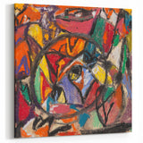 Adolf Hölzel Art - Dynamic Abstract Wall Art from Avant-Garde Collection