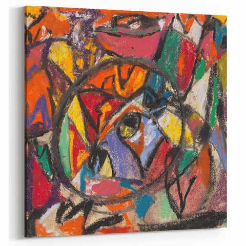 Adolf Hölzel Art - Dynamic Abstract Wall Art from Avant-Garde Collection