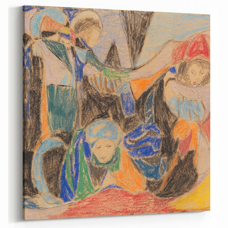 Adolf Hölzel Art - Expressive Abstract Wall Art from Avant-Garde Collection