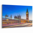 London Landmark Art - Iconic Big Ben with Light Trails Canvas Prints