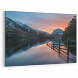 Cumbria Wall Art - Lake District Sunset Reflection