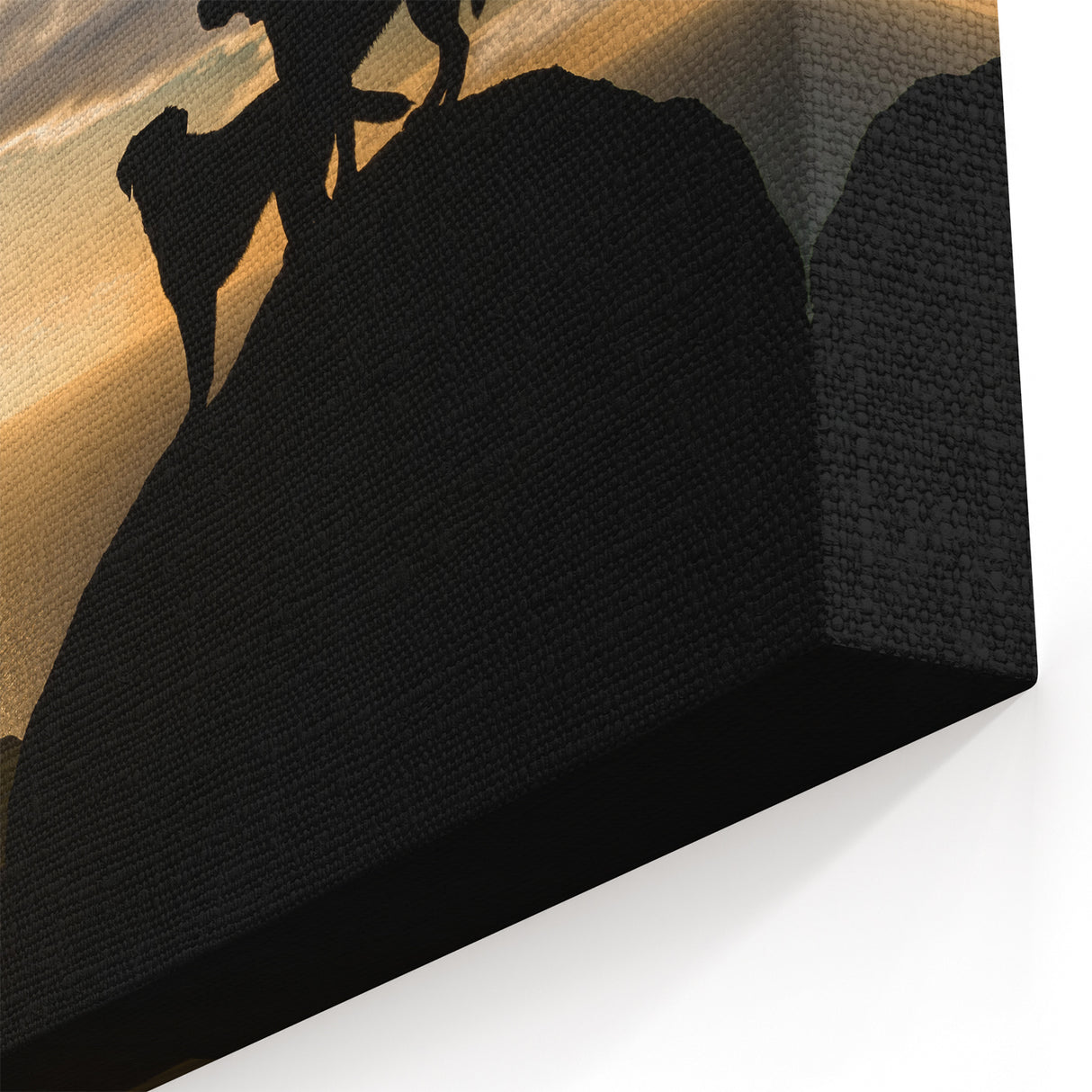 Cumbria Photography - Silhouette Dogs at Sunset