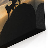 Cumbria Photography - Silhouette Dogs at Sunset