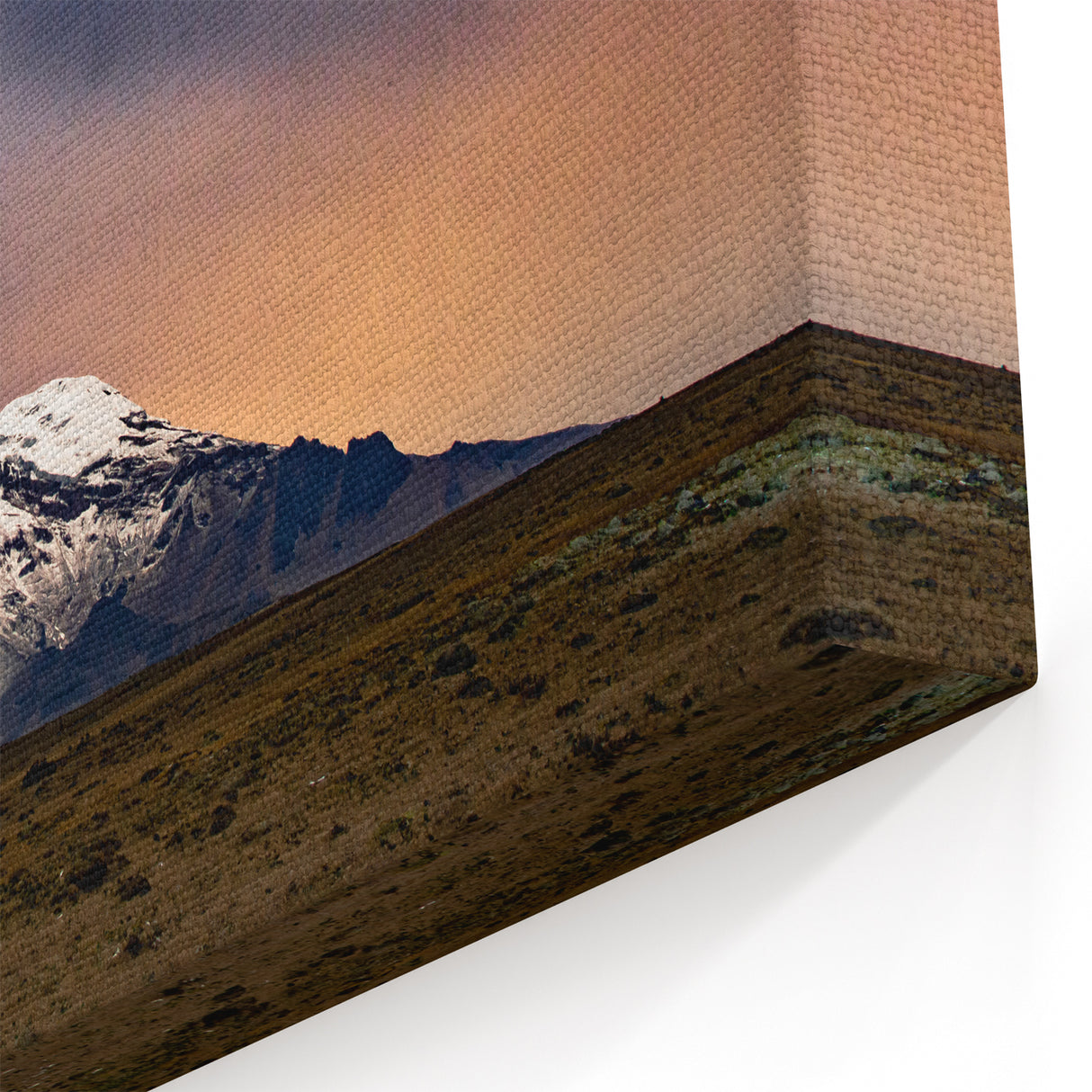 Ecuadorian Scenery Prints - Chimborazo Volcano at Dusk Wall Art