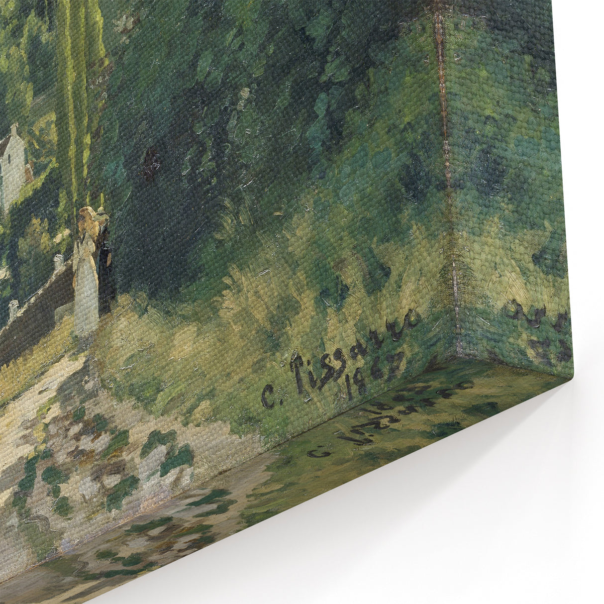 Camille Pissarro Art - Rolling Hills French Countryside Wall Print