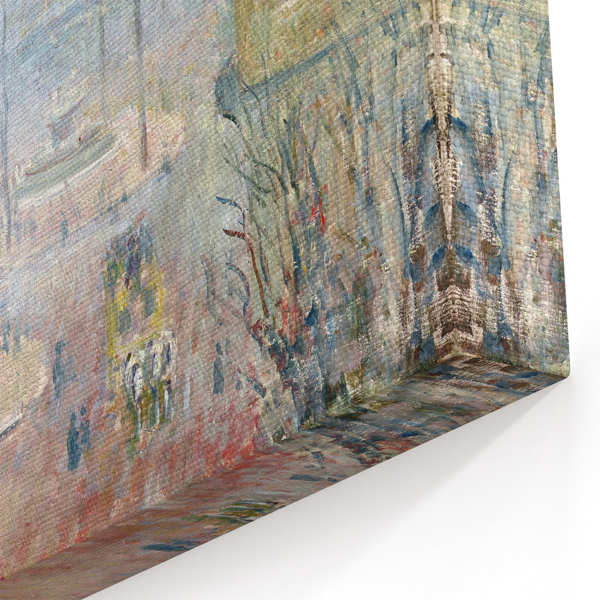 Camille Pissarro Art - Parisian Street in Mist Impressionist Wall Print