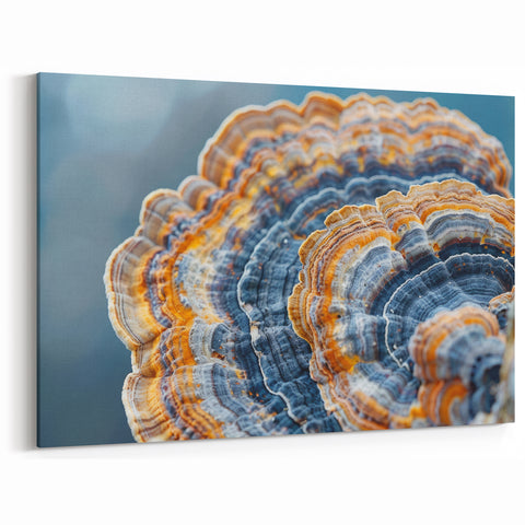 Natural Elements Wall Art – Nature Closeups Fungi Layers Canvas Print