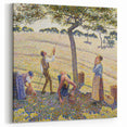 Camille Pissarro Art - Apple Harvest Scene | Pissarro Impressionist Art