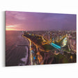 Lima Skyline at Dusk - Panoramic Peru Cityscape Art