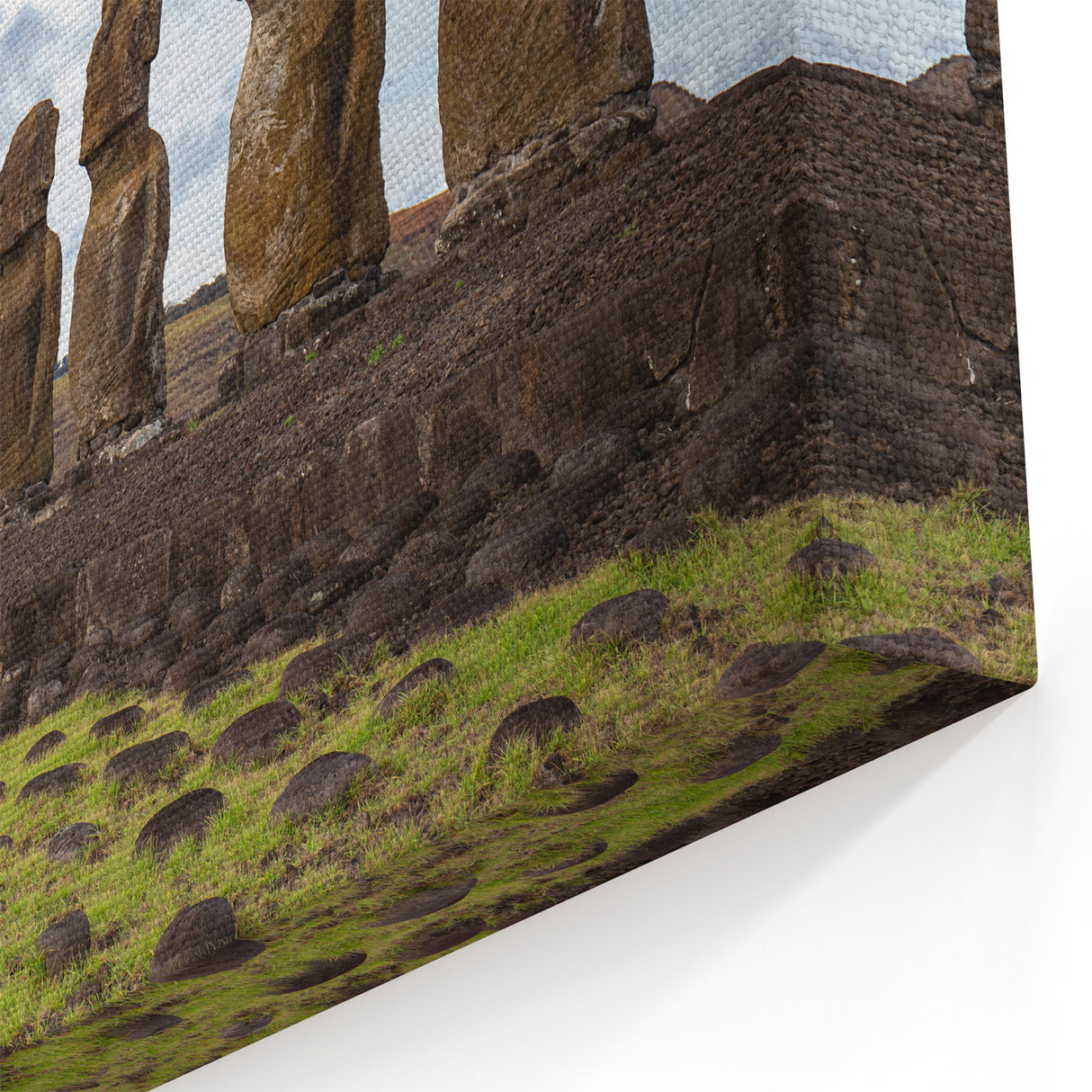Moai Sculpture Prints - Easter Island Wall Art with Majestic Sky