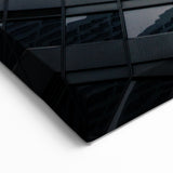 London Skyline Art - Modern Skyscraper Reflection in Glass Facade