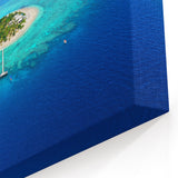 Fiji Island Escape - Remote Island Aerial Art