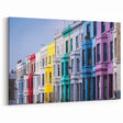 London Photography Art - Colorful Notting Hill Row Houses Print