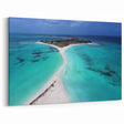 Venezuelan Beach Wall Art - Aerial View of Crystal-Clear Waters and Sandbar