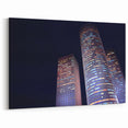 Tel Aviv Night Towers – Stunning Israel Cityscape Art Print