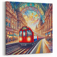 London Themed Wall Decor - Oxford Circus Tube Station Mosaic Art