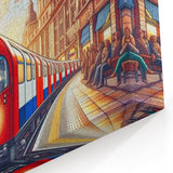 London Themed Wall Decor - Oxford Circus Tube Station Mosaic Art