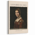 Leonardo da Vinci Art - La Belle Ferronnière Renaissance Canvas Prints