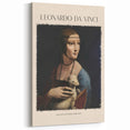 Leonardo da Vinci Art - Lady with an Ermine Renaissance Canvas Prints