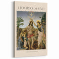 Leonardo da Vinci Art - The Baptism of Christ Renaissance Canvas Prints