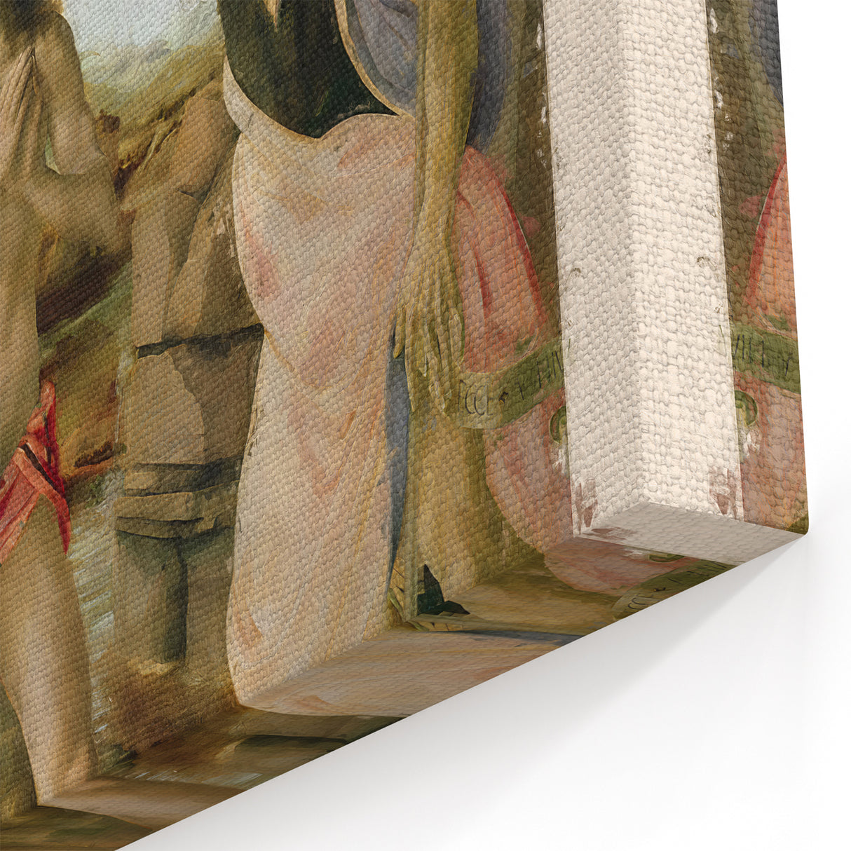 Leonardo da Vinci Art - The Baptism of Christ Renaissance Canvas Prints