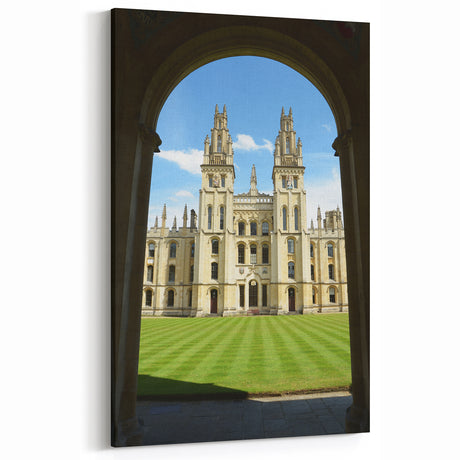 Oxford Wall Art - Historic University Architecture Canvas Print