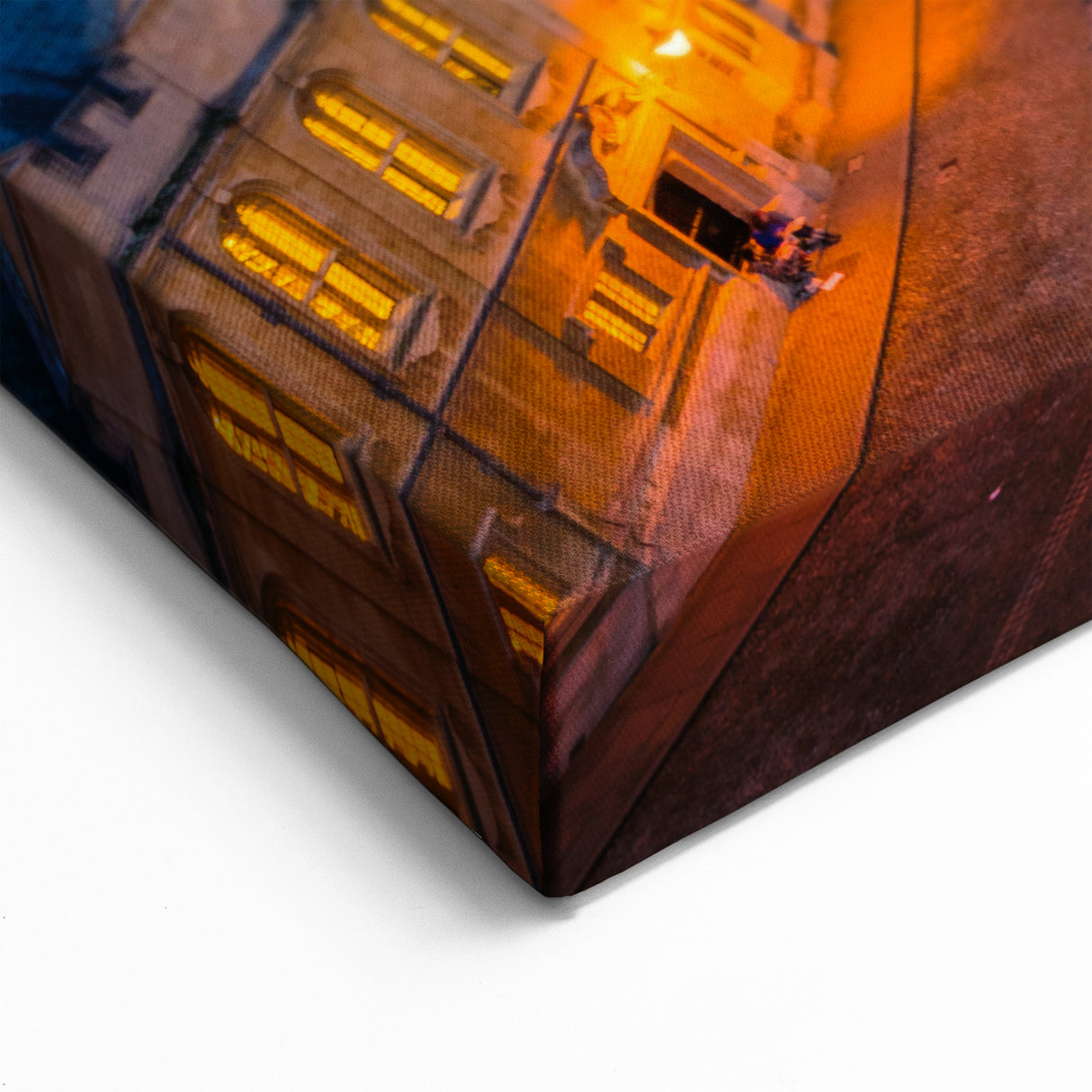 Oxford Cityscape Art - Radcliffe Camera Aerial View at Dusk Canvas