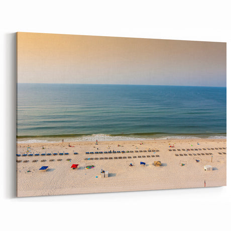 Alabama Beach Wall Art - Aerial View of Serene Sandy Shoreline Prints