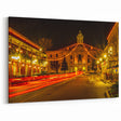 Oxford Landmarks Canvas - Festive Night Lights and Clocktower Art