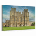 Historic Oxford Artwork - Majestic Cathedral Front Facade Canvas Art