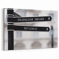 Piccadilly Wall Art - London Street Scenes with Trafalgar Square Signs