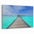 Crystal Waters Bora Bora Pier - Tropical Island Print