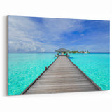 Crystal Waters Bora Bora Pier - Tropical Island Print