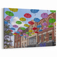 Piccadilly Wall Art - Colorful Umbrellas Hanging Over London Street