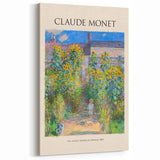 Claude Monet Wall Art - The Artist’s Garden at Vétheuil, 1881 Canvas Print