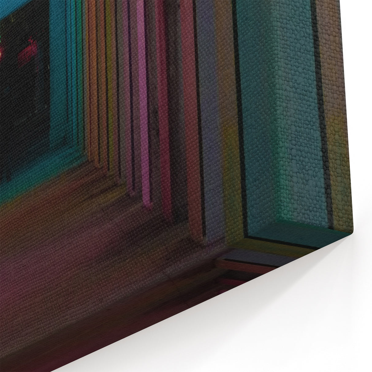 Alabama Wall Art Colorful Tunnel Lights – Bold and Vibrant Urban Art Print