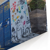 Urban Tel Aviv Street Art Print - Colorful Graffiti Wall Design