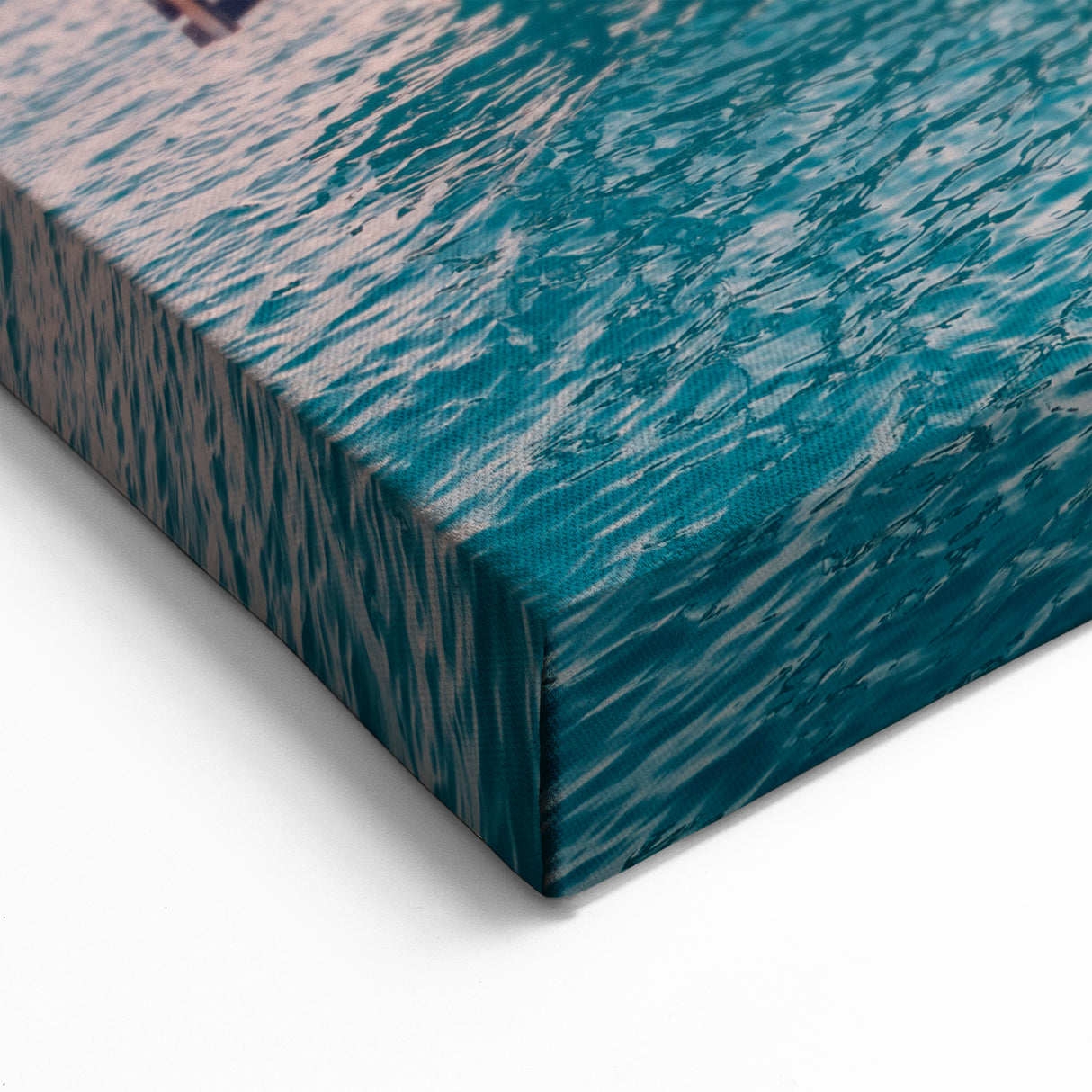 Sunset Pier Canvas - Serene Bora Bora Seascape Art