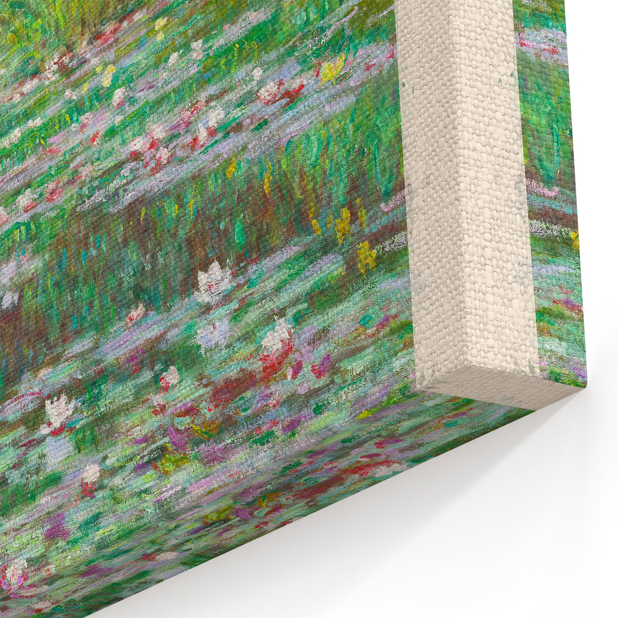 Claude Monet Wall Art - The Japanese Footbridge, 1899 Canvas Print