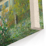 Claude Monet Wall Art - The Artist's Garden in Argenteuil, 1873 Canvas Print