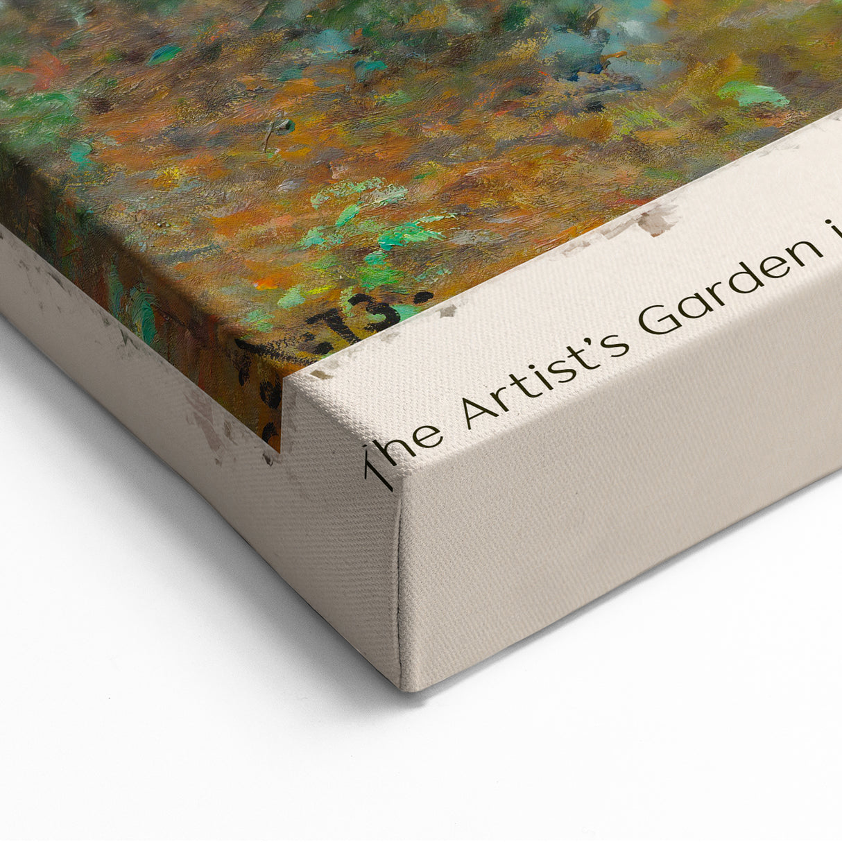 Claude Monet Wall Art - The Artist's Garden in Argenteuil, 1873 Canvas Print