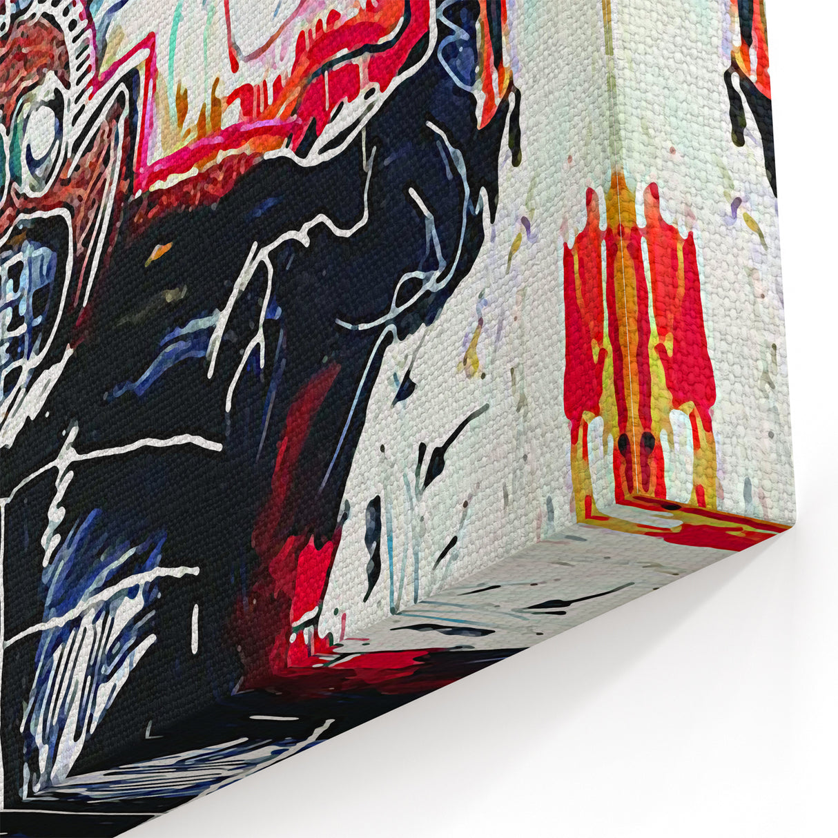 Basquiat Wall Art - Jean-Michel Basquiat Prints - Boxer 1982 Canvas Decor