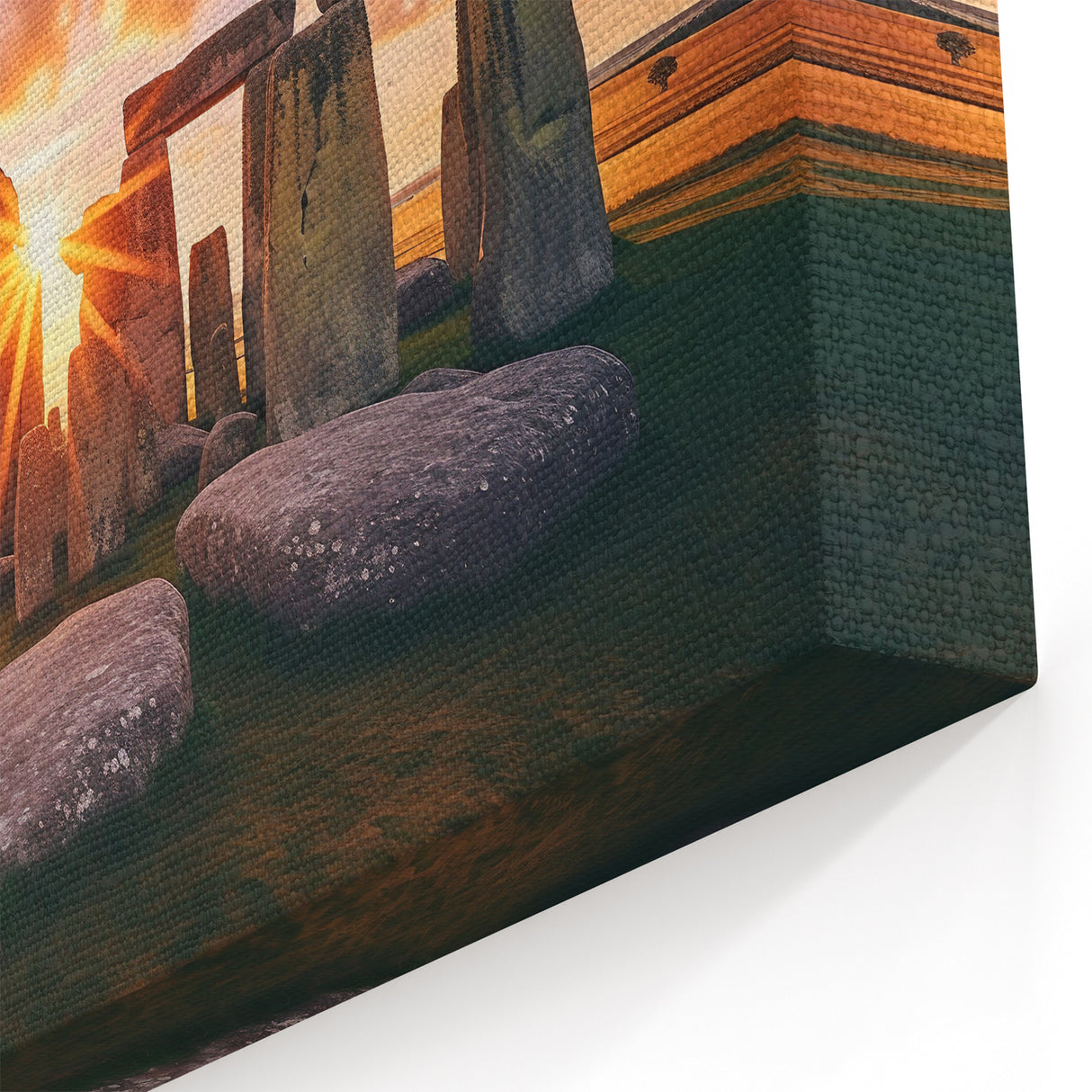 Scenic Stonehenge Artwork - Stonehenge Canvas Prints