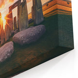 Scenic Stonehenge Artwork - Stonehenge Canvas Prints