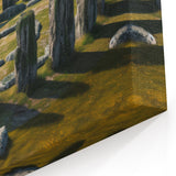 Scenic Stonehenge Artwork - Stonehenge Prints with Lush Landscape