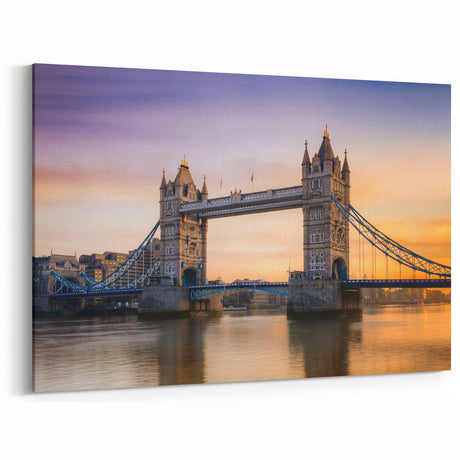 London Skyline Art - Tower Bridge at Sunset