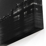 Thames River Wall Art - Moonlit London Skyline at Night